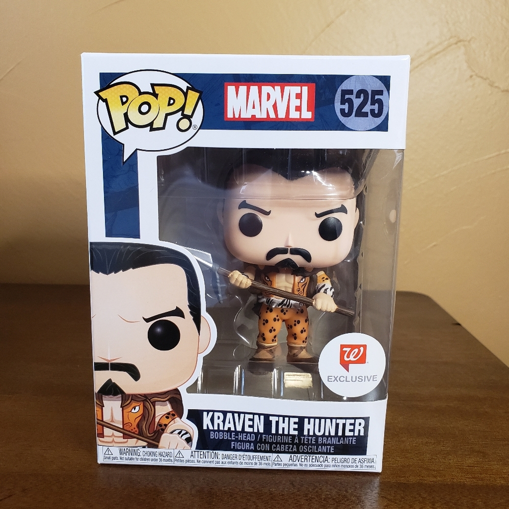 NIB Collectible Funko POP! Marvel 525 Kraven The Hunter Walgreens Exclusive